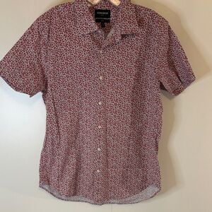 Bonobos Red & Blue Patterned Men's Shirt